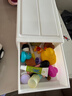 SPACEXPERT抽屉式收纳盒收纳柜收纳箱内衣收纳玩具整理箱抽屉式桌面收纳盒子 白色抽屉 5L单只27*19*10cm常规款 实拍图