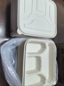 美厨（MAXCOOK）一次性餐盒分格饭盒打包盒带盖可降解可微波 方形1L*50套MCPJ2221 实拍图