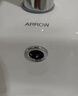 箭牌（ARROW）陶瓷洗手盆立柱盆浴室洗手间立式阳台家用小户型台盆 新款【方形】超大号65*50cm 单盆 实拍图