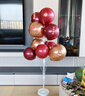 多美忆乔迁之喜气球装饰用品全套搬家礼物新居入宅宝石红气球立柱1对 实拍图