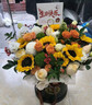 冉子花坊鲜花速递同城配送向日葵混搭抱抱桶玫瑰送女友爱人生日礼物真鲜花 抱抱桶混搭 实拍图