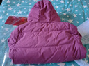 坦博尔羽绒服女短款秋冬连帽宽松保暖女士外套厚TD236356 粉黛红 160  实拍图