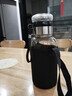 【送杯套】大容量加厚玻璃杯子便携吨吨杯茶水分离带杯套泡茶水杯 透明 1000ml吨吨桶 1只装 实拍图