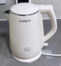 九阳（Joyoung）热水壶烧水壶电水壶 双层防烫316L不锈钢 家用1.5L大容量电热水壶 K15FD-W166 实拍图