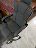 锦汐电脑椅办公椅子电竞椅家用人体工学椅老板椅主播靠背椅皮革转椅 灰色+4级杆+乳胶【二代升级】 实拍图