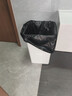 利得平口垃圾袋黑色100*110cm50只单面1.5丝特大号加厚物业保洁垃圾袋 实拍图
