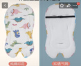 婴儿车坐垫四季通用丸丫t6二代遛娃神器双面垫子宝宝餐椅纯棉靠垫 灰兔双面垫【纯棉+透气网面】 67x35cm（通用推车/遛娃车/餐椅 实拍图