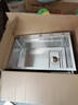 JOMOW水槽5.0加厚厨房大单槽一体盆304不锈钢洗碗池多功能洗菜盆 A套餐68*45【空槽下水无配件】 实拍图