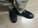 海澜之家HLA男鞋秋冬款休闲皮鞋子男士板鞋HAAXXM4DBF453 黑色短绒款39 实拍图