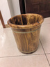 川柏香泡脚桶木桶40厘米实木泡脚桶过小腿香柏木足浴洗脚盆木桶家用木质 40碳化带盖带轮+艾30包+排水 实拍图