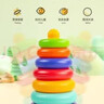 MKBIBI叠叠乐婴儿套圈玩具早教不倒翁彩虹套圈环积木1-3岁生日礼物 实拍图