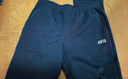 安踏（ANTA）运动裤男士加绒卫裤秋冬季加厚保暖跑步长裤子休闲裤直筒针织裤 【斜插口袋款-直筒】基础黑7304-3 XL 实拍图