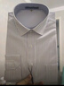 罗蒙（ROMON）长袖衬衫男商务休闲条纹衬衣男士职业正装外套男装RCS2K08-1843 实拍图