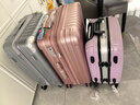 爱华仕行李箱旅行箱24英寸托运箱女大容量拉杆箱男出差密码箱皮箱玫瑰金 实拍图