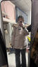 骆驼（CAMEL）【王俊凯同款】户外羽绒服男女中长款700蓬防泼水加厚御寒外套 实拍图