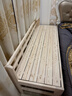 英美丹尼儿童拼接床婴儿床加宽实木单人床带护栏延边拼床小床宝宝床边床 加强款 两面护栏+床垫 长200宽60高备注 实拍图