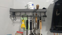 美厨（MAXCOOK）厨房置物架 免打孔通用调料架调味架壁挂架50cm 带杆带钩MCZW8381 实拍图