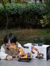4DRC儿童玩具6-10岁男孩新年礼物遥控汽车多功能合金挖掘机工程车模型 实拍图