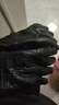 欧玪羊皮手套男士加绒加厚真皮保暖冬季骑行电动车摩托车防水防风手套 纯羊皮女士纽扣 均码 实拍图