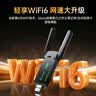 毕亚兹 WiFi6免驱动USB无线网卡蓝牙5.4二合一外置高增益双天线 台式笔记本电脑WiFi接收发射器国产系统 实拍图