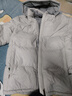 黑冰25新款户外700蓬鸭绒男款加厚防风保暖羽绒服 F8905MJ 灰白 2XL 实拍图