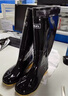 回力雨鞋男士防滑水鞋雨靴耐磨中高筒胶鞋雨靴套鞋工作鞋钓鱼807 黑色高筒 42 实拍图