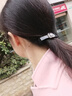 气质新款高级感花朵发量少小号香蕉夹韩式时尚百搭高马尾竖夹发卡 小号黑色【推荐发量少或偏中】 晒单实拍图