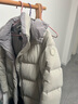 美力城【檀健次同款】羽绒服女士新款可调节收腰保暖防风鹅绒服外套019 帽子灰 M 实拍图