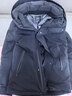 京东京造白鹅绒羽绒服男冬季新款商务通勤加厚保暖外套男连帽 黑色 M 实拍图