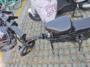 新大洲新国标代驾折叠电动车超长续航 锂电池电瓶助力自行单车轻便迷你小型男女士代步上班用可放后备箱 避震顶配-22减震-松下S级30A纯电≤90km 实拍图