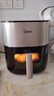 美的（Midea）小炎烤空气炸锅蒸烤一体上下双热源免翻面 可视窗口家用智能大容量6L金属内腔蒸汽嫩炸烤箱KZC6054 实拍图