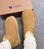 骆驼（CAMEL）经典时尚雪地靴冬季简约时尚加绒保暖百搭女靴 L25W275051 驼色 37 实拍图