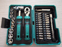 世达（SATA）38件棘轮扳手套装骑行工具盒螺丝刀套装工具箱摩托车维修05498 实拍图