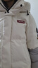 鸭鸭（YAYA）孙颖莎同款情侣羽绒服男女短款防风保暖冬季新款韩版宽松面包服 月光白色 M 【建议110-130斤】 实拍图