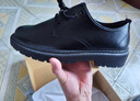 孚尼奴皮鞋男新款英伦风休闲皮鞋男士商务正装大头潮鞋四季单鞋 黑色高阶升级版 不加绒 39 运动鞋码 实拍图