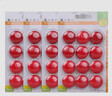 圆形彩色磁粒 白板磁铁吸贴数字吸铁石 笑脸磁力 黑板小磁贴英文字母强力磁扣磁钉 红色圆形磁粒 直径20mm【4卡共48粒】2012 官方标配 实拍图