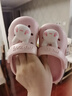 牧童儿童拖鞋夏男宝宝洞洞鞋软底女童卡通洗澡婴幼儿家居鞋萌兔粉150 实拍图