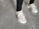 361°运动女鞋加绒保暖棉鞋冬季女士复古厚底休闲老爹鞋子682446738-1 实拍图