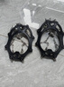 哥尔姆冰爪防滑鞋套 户外雪地 钢冰爪登山鞋 钉滑雪 黑色L码11齿 实拍图