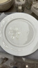 京东京造 餐具套装 盘子碟子乔迁之喜陶瓷家用 纯白骨瓷 盘子10英寸*2 实拍图