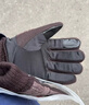红蜻蜓真皮手套男冬天骑车摩托车加绒加厚触屏保暖防风防溅水猪皮棉手套 款式一 - 真皮加绒加厚 - 咖色 均码 防风触屏 实拍图