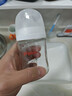 贝亲（Pigeon）玻璃奶瓶宽口径防胀气160ml S号奶嘴 1月+ AA186  实拍图
