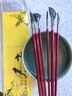 芬尚貂毛扇形油画笔鱼尾形画笔水粉笔学生美术颜料画笔hb1702双号6支装 实拍图