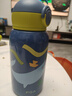 FGA富光儿童保温杯316不锈钢带吸管水壶学生宝宝喝水杯双盖杯子蓝 实拍图