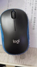 罗技（Logitech）M185鼠标 无线鼠标 办公鼠标 对称鼠标 黑色蓝边 带无线2.4G接收器 实拍图