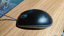 罗技（Logitech）M110 鼠标 有线鼠标 办公鼠标 轻音鼠标 对称鼠标 黑色  实拍图
