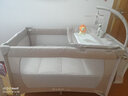 优乐博（ULOP）婴儿床可折叠可移动0-3岁宝宝床多功能婴儿床可升降婴儿拼接床 尿布台婴儿床二合一摇篮摇摇床 一键折叠床豪华款 婴儿用品实用新生儿见面礼物便携折叠婴儿床 实拍图