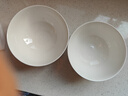 斯凯绨（Sky Top）米饭碗陶瓷面碗骨瓷汤碗家用乔迁酒店餐具套装纯白5英寸奥碗4件 实拍图
