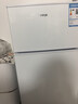 HYUNDAI（韩国现代）小冰箱迷你小型家用冷藏冷冻宿舍出租房办公室双开门二门电冰箱节能省电 100L白【一级能效+租房必备】 实拍图