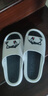 安尚芬凉拖鞋男士时尚户外穿运动居家舒适浴室防臭防滑踩屎感软底拖鞋女 黑白（汪星人） 42-43 【适合41-42】 实拍图